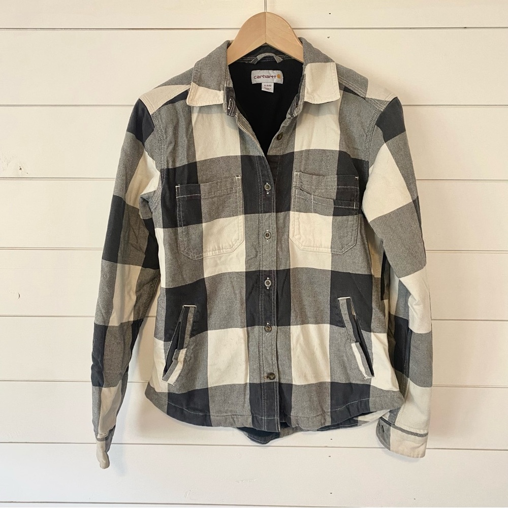 Carhartt plaid shacket